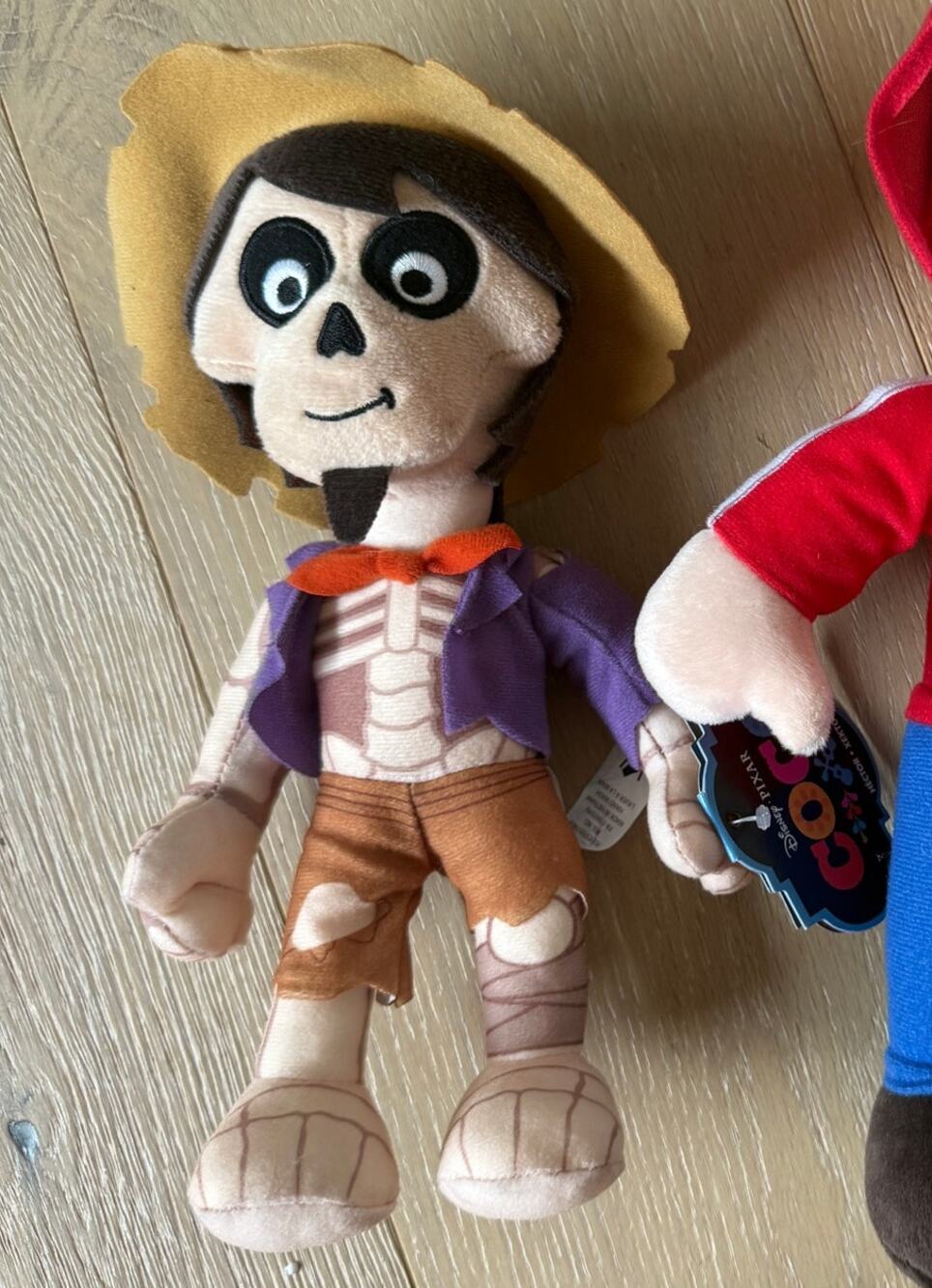 Disney Pixar Coco Hector Rivera Skeleton Plush Mattel Collectible Doll 9in